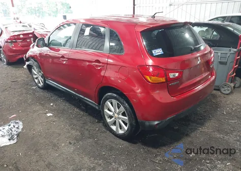 2014 Mitsubishi Outlander Sport Es из США, поврежденный, VIN 4A4AP3AU7EE024043